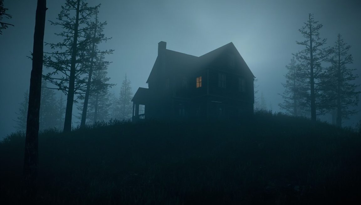 What Remains of Edith Finch featured image - atmospheric dark house on foggy hillside