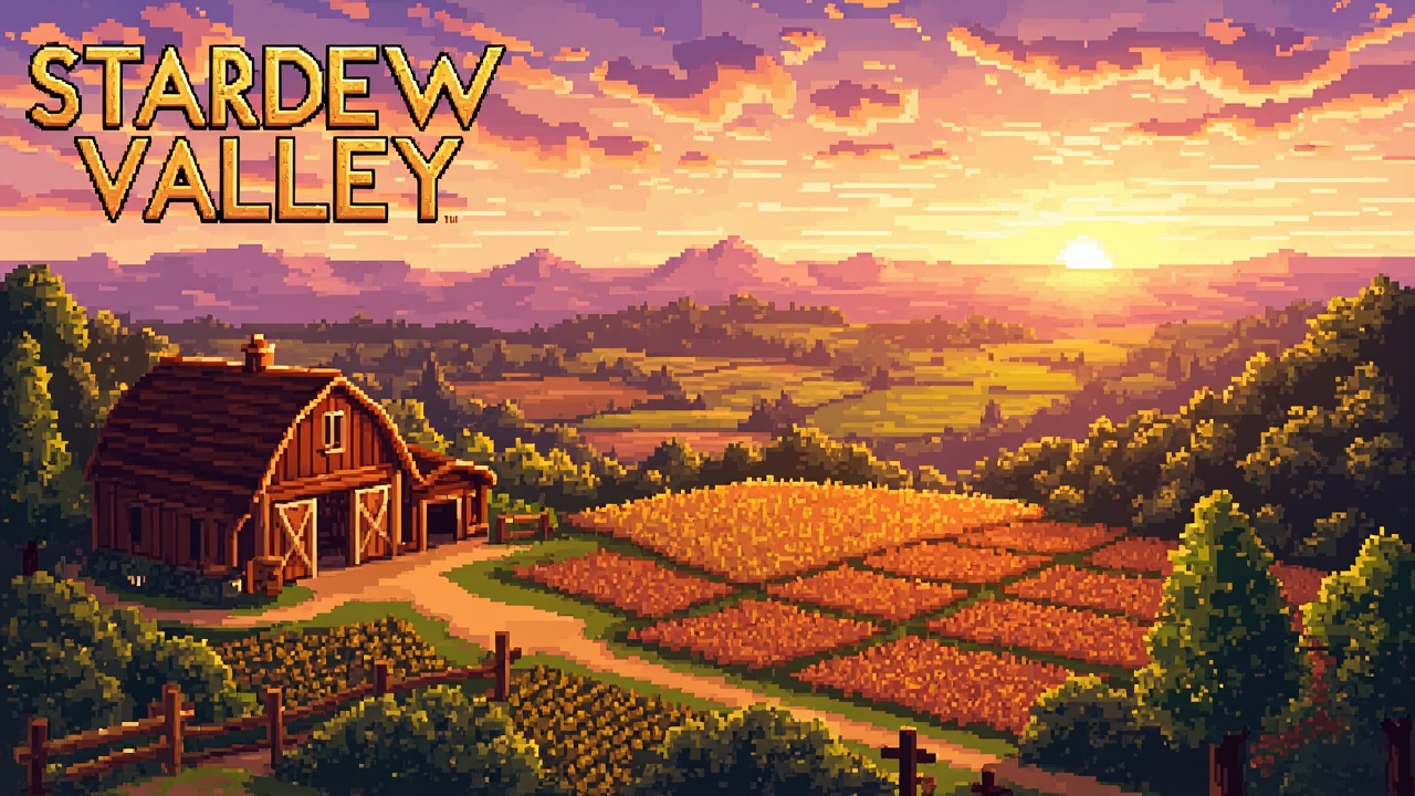 Stardew Valley farming RPG game