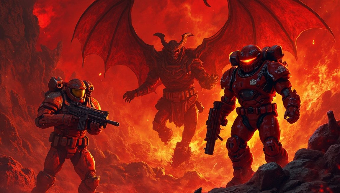DOOM 1993 retro FPS action