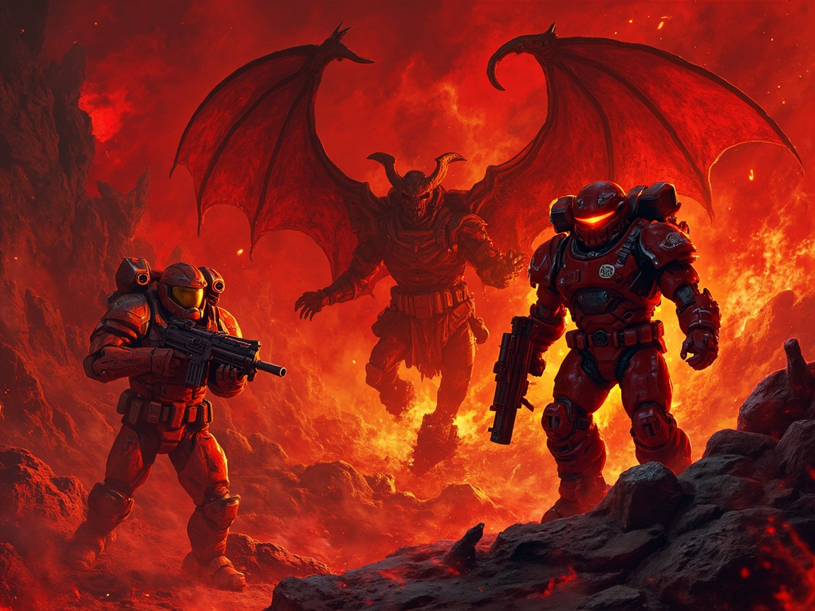 DOOM 1993 retro FPS action
